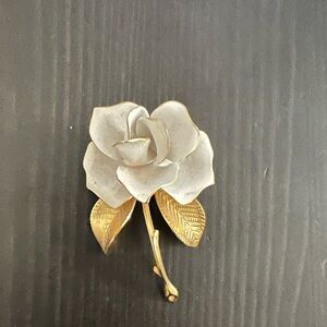 Vintage Rose Brooch